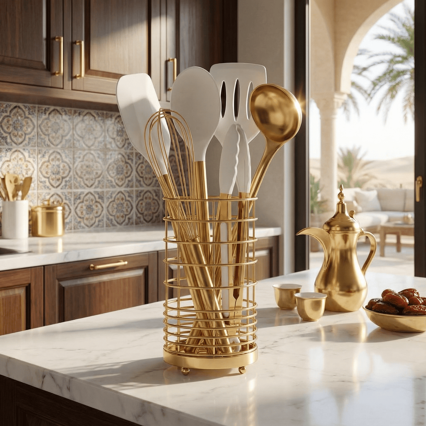 7 PCS Gold Kitchen Utensil