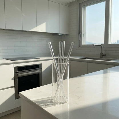 Glass Straw Set of 4