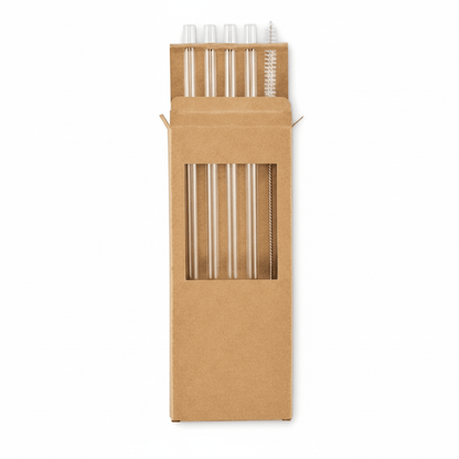 Glass Straw Set of 4