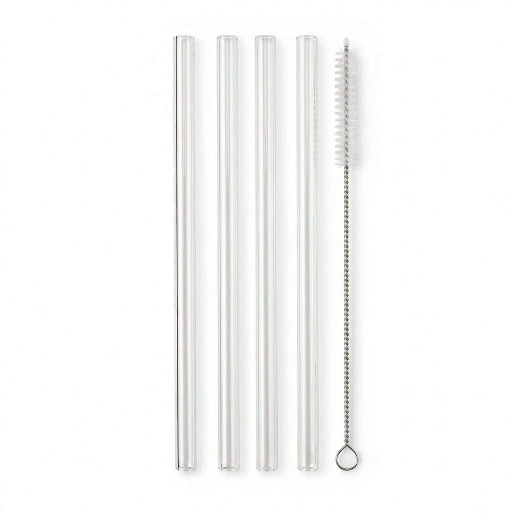 Glass Straw Set of 4